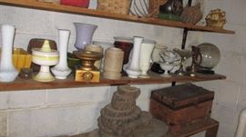 More Floral and Vintage 19th Cent. Small Trunk