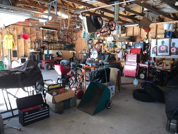 3 garages full 