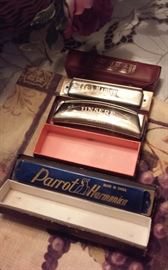 Lieblinge harmonica, parrot 24 hole hormonci, marine band harmonica

