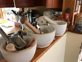 Mortar and Pestle collection