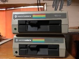 Commodore 64 disc drives, computer, other periphrials