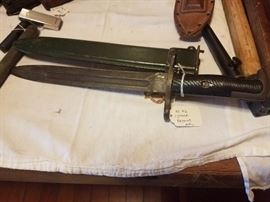 us m1 garand bayonet, WWII era