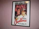 Framed Casablanca Movie Poster (with bonus VCR movie)