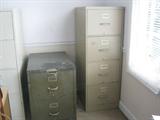 Smith Walker two drawer legal size fire safe, legal four drawer file cabinet