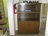 Wood bookcase and storage case