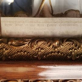 Antique Viaticum Last Rites Religious Shadow Prayer Box Altar Sick Call