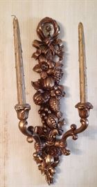 Pair of candle sconces