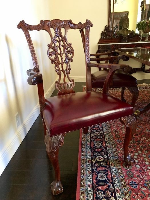 Carved Chippendale Chairs