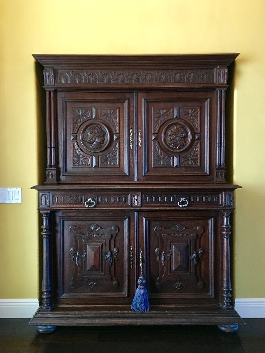 18th Century Carved Cupboard