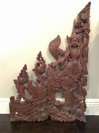 Carved Thai Architectural Piece
