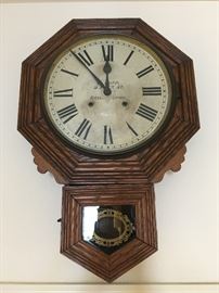 Ansonia Regulator Clock, one of many wall clocks