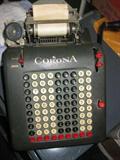 Corona manual adding machine--vintage