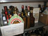 Collector liquor bottles