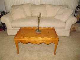 Excellent condition white sofa and love seat