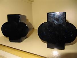 West Germany Blue Vases