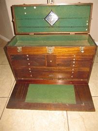 H. Gerstner & Sons model 52 Machinist Eleven drawer tool chest. No Key
