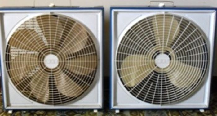 Two box fans