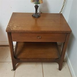 Mid Mod End Table NightStand 