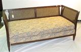 Caned settee