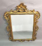 Lot 58 - Carved gilt wall mirror