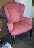 Georgian style wing chair