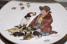 Gorham Norman Rockwell Plates