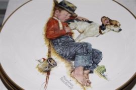 Gorham Norman Rockwell Plates