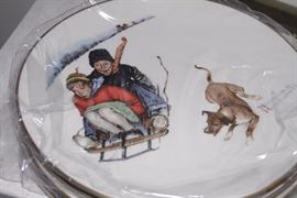 Gorham Norman Rockwell Plates