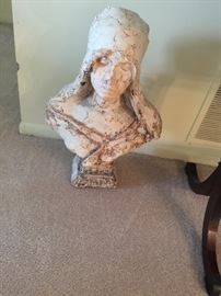 Fabulous painted iron Madonna