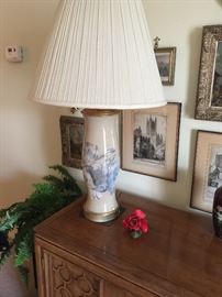 Pair of these lovely Limoges Lamps