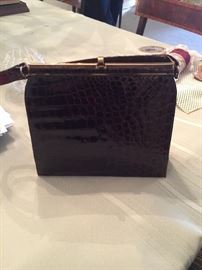Alligator Purse - fine condition