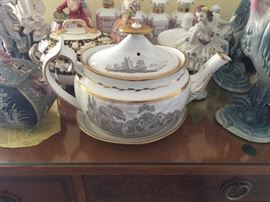 Transferware Tea Pot