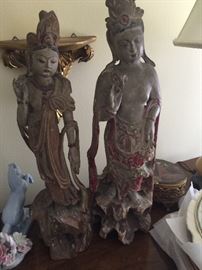 Carved Indian Goddess'