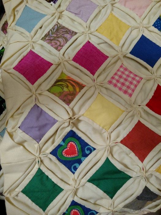 Amish Cathedral Window Quilt