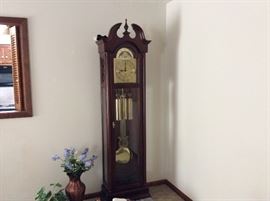 Grandfather clock and home decor 