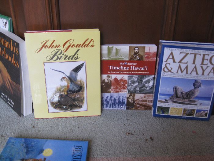 Birds Aztec etc large books