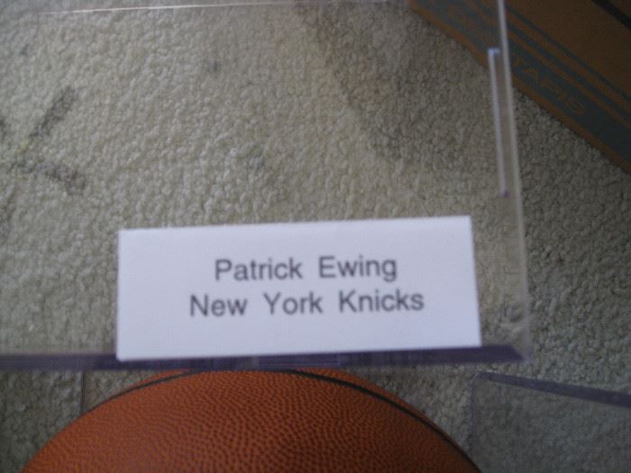 Patrick Ewing New York Knicks label