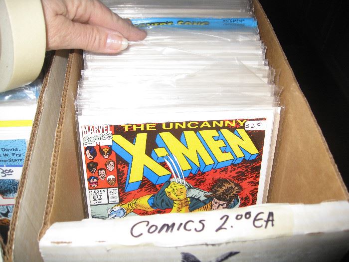 X-Men comics etc