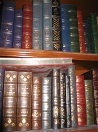Many more medical leather bound books