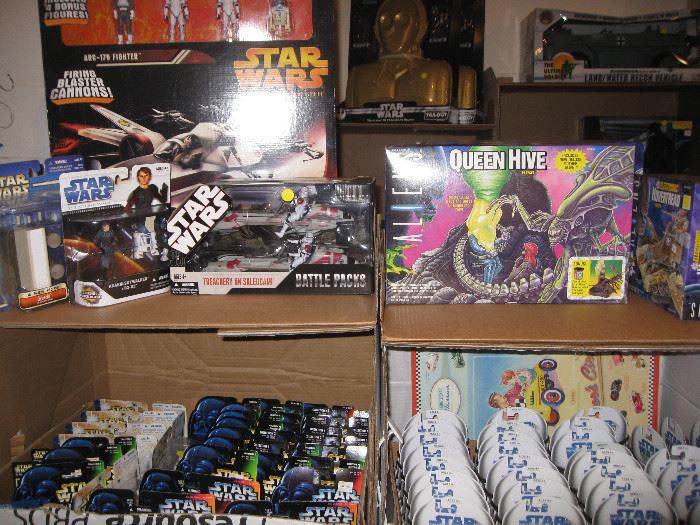Various Star Wars figures