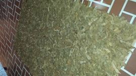 leather rug - picture does not do it justice