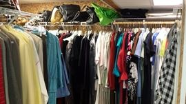 Closets full of high end vintage clothes - some current