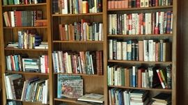 Library full of books - 3 walls almost full