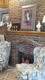 2 great wing back chairs