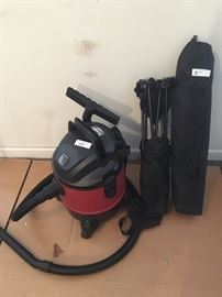 Camping/tailgating chairs, wet/dry vacuum-SOLD