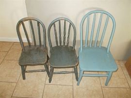3 Children's Chairs (OLD) - each sold individually...