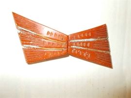 BAKELITE Belt Buckle - VINTAGE - COOL!!!