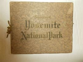 "Treasures of Yosemite National Park" Book - early 1900's - 20 coloured photographs!!!  - GORGEOUS!!!