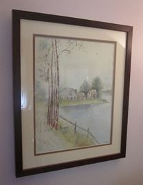 Rookwood watercolor - signed 