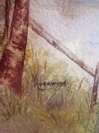 Rockwood watercolor - signed 